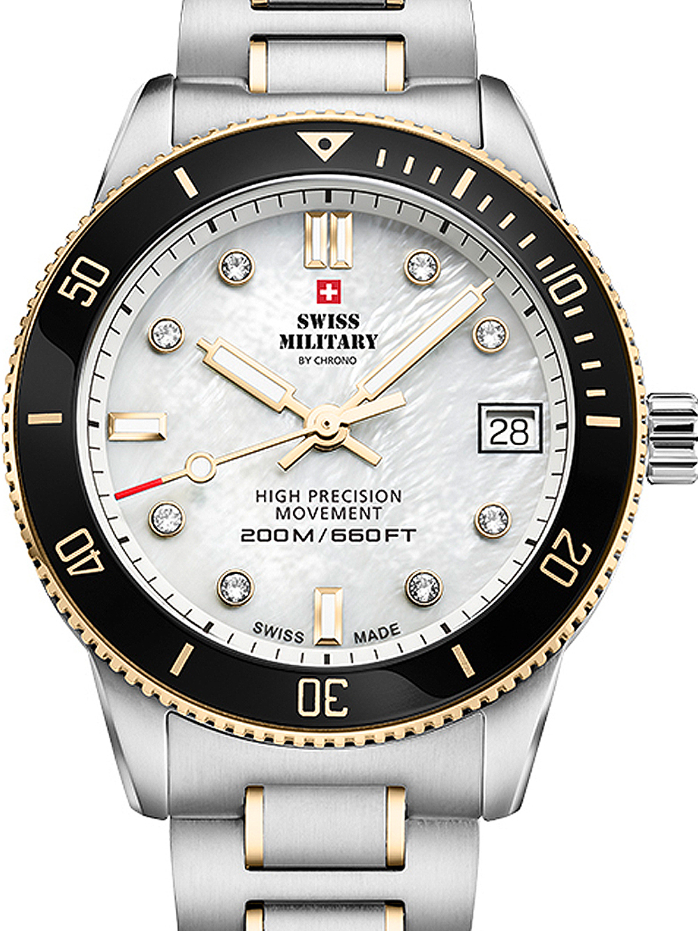 Swiss Military SM34089.04 Diver Damen 37mm 20ATM