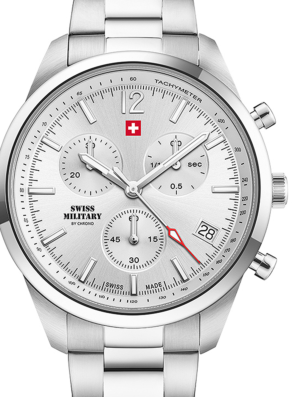 Swiss Military SM34097.02 Chronograph Herrenuhr 42mm 5ATM