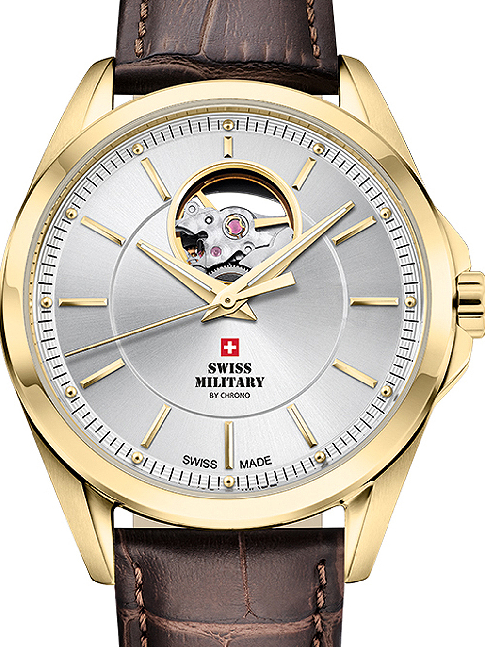 Swiss Military SMA34085.38 Automatik Herrenuhr 40mm 10ATM