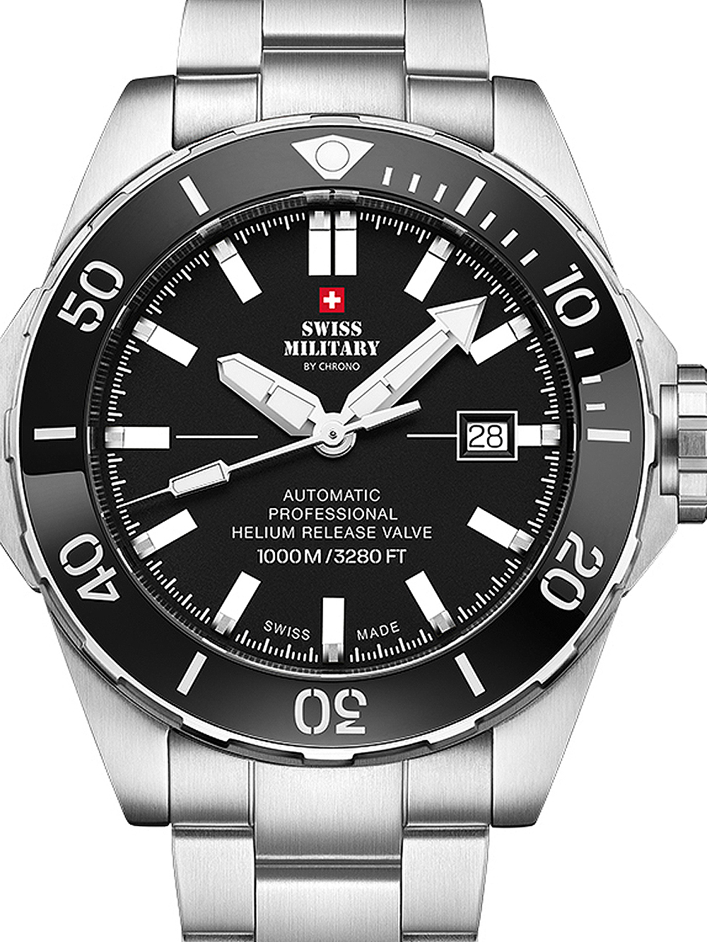 Swiss Military SMA34092.01 Automatik Diver 45mm 100ATM