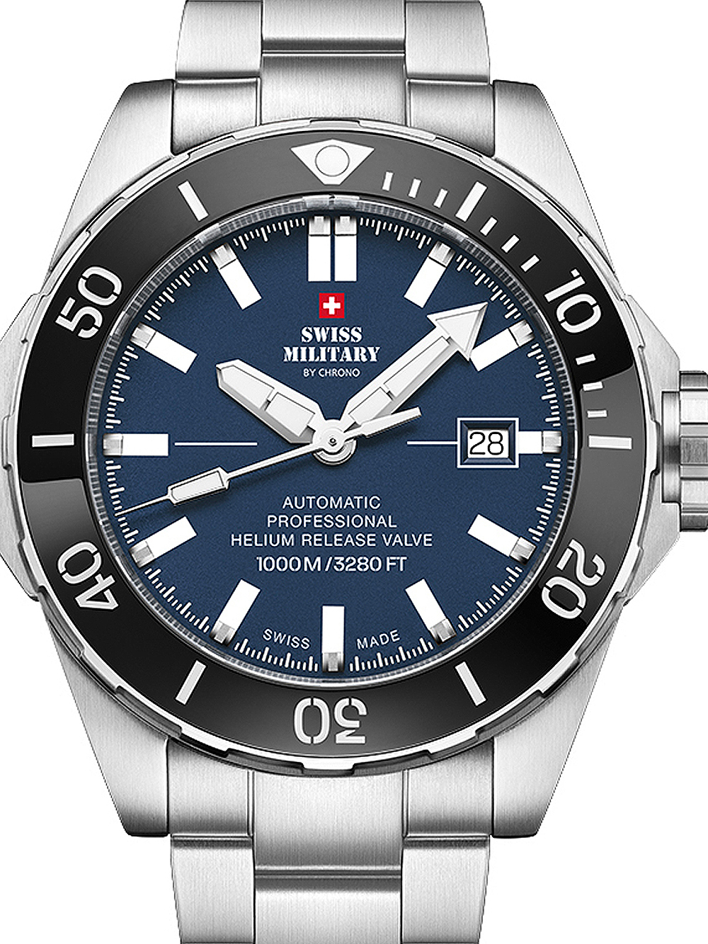 Swiss Military SMA34092.02 Automatik Diver 45mm 100ATM