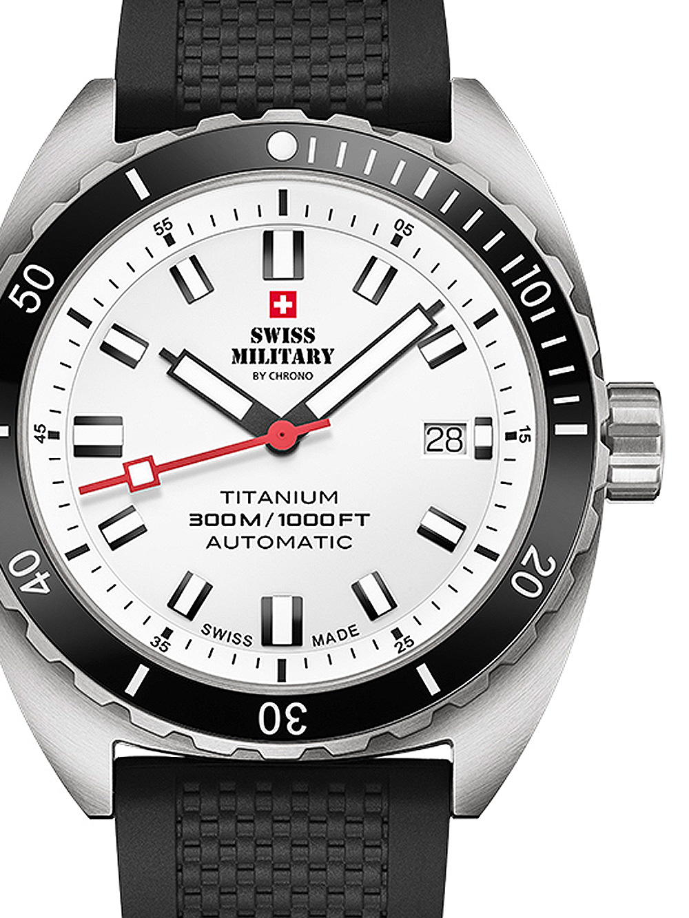 Swiss Military SMA34100.08 Diver Titanium Automatik 42mm 30ATM