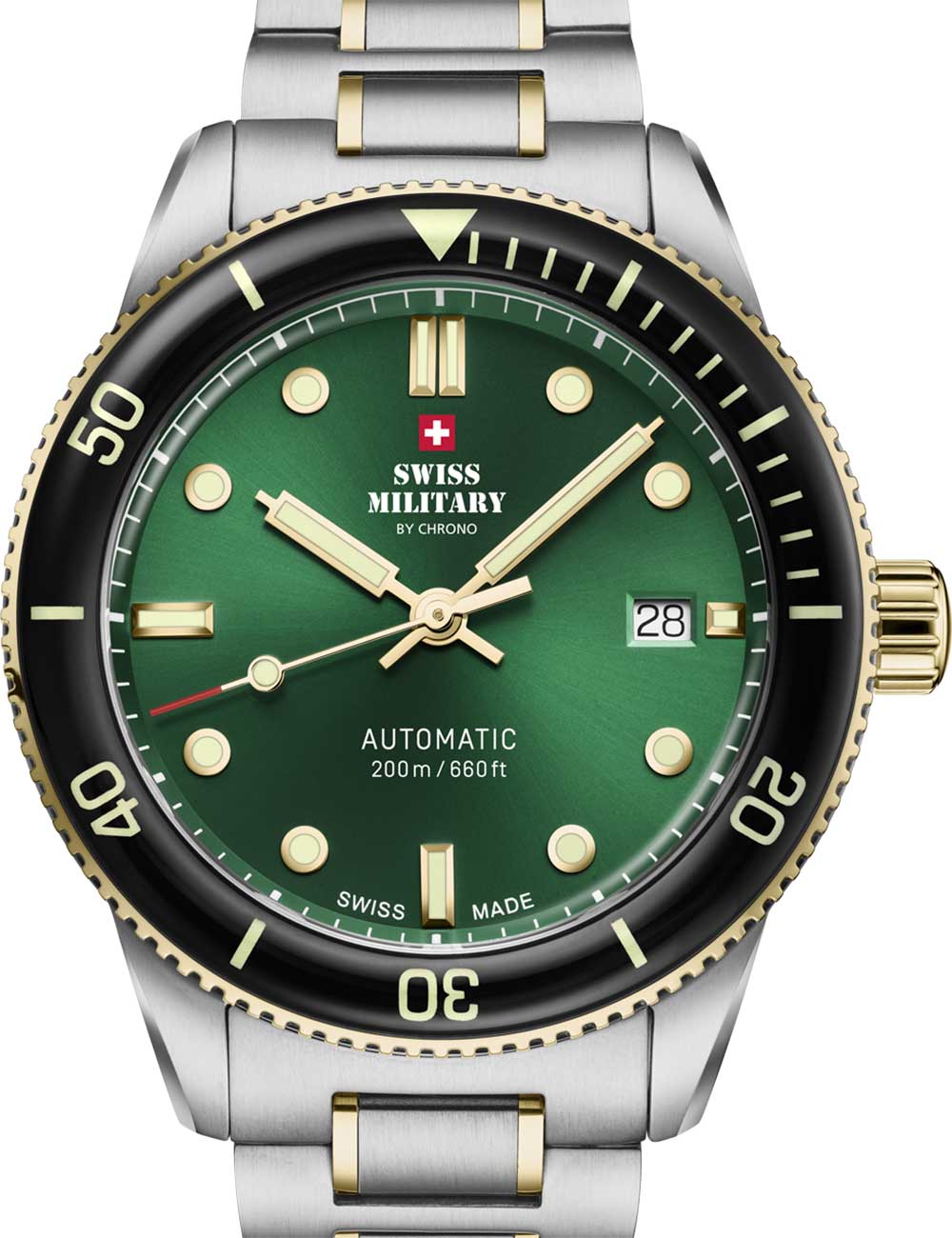 7630701200350 - Swiss Military SMA3410603 Herrenuhr Automatik Taucheruhr 7630701200350 - Swiss Military SMA3410603 Herrenuhr Automatik Taucheruhr
