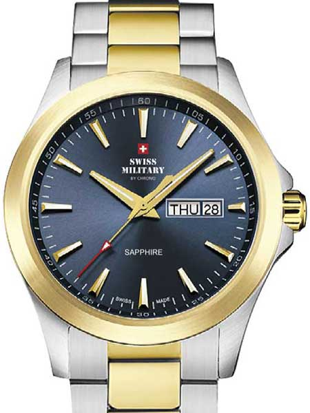 Swiss Military by Chrono SMP36040.28 Sapphire Herren 42mm 5ATM