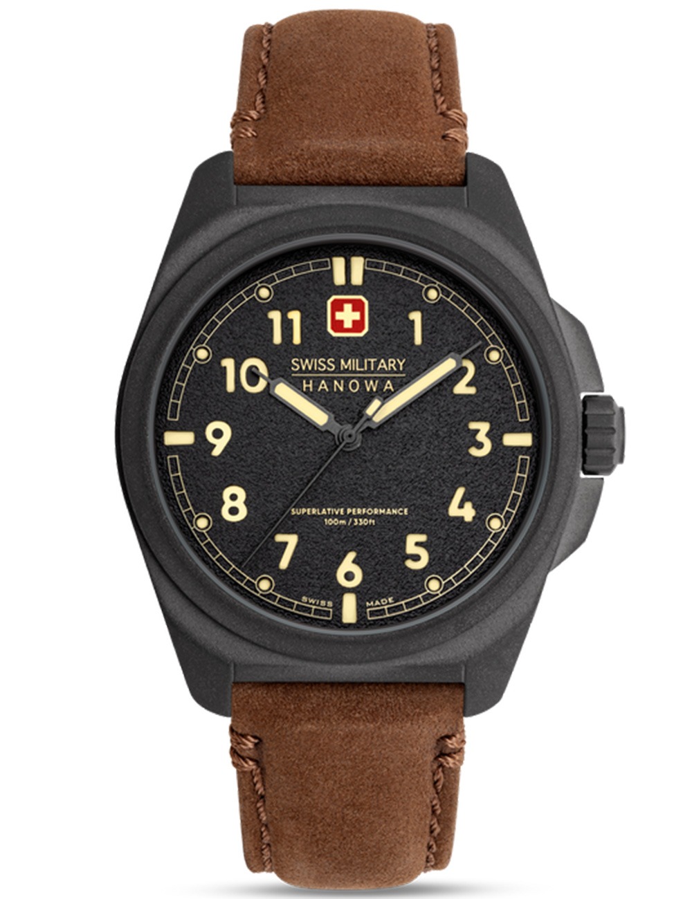 7620958011892 - Herren Armbanduhr Analog Leder Schwarz 42mm - Automatik Uhren Herren Chronograph