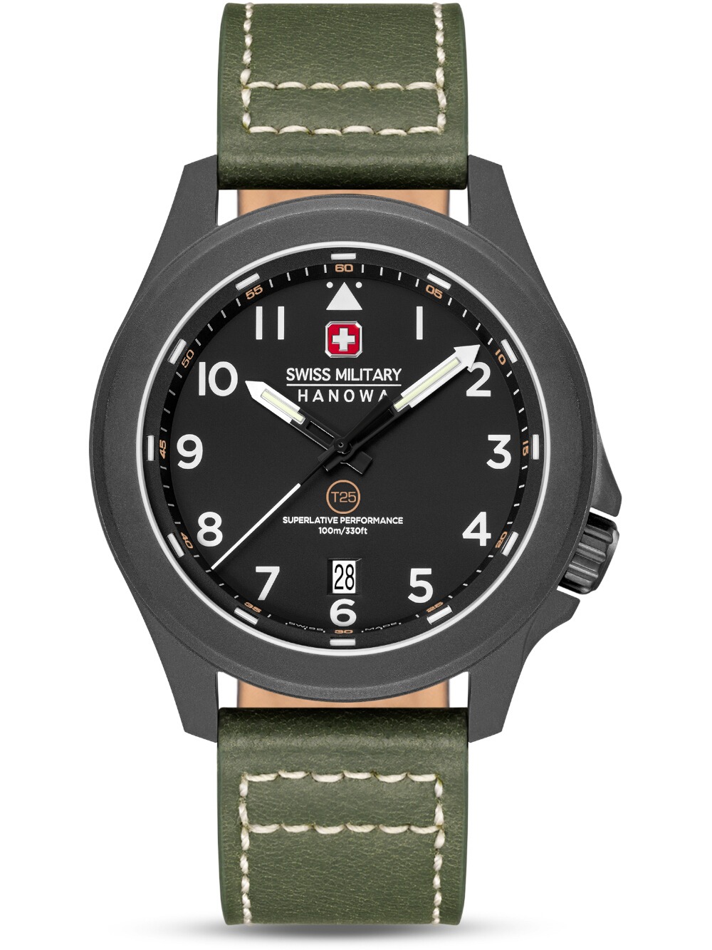 Swiss Military Hanowa SMWGB0005240 Herrenuhr Fieldmaster Tritium 42mm 10ATM mid-47596