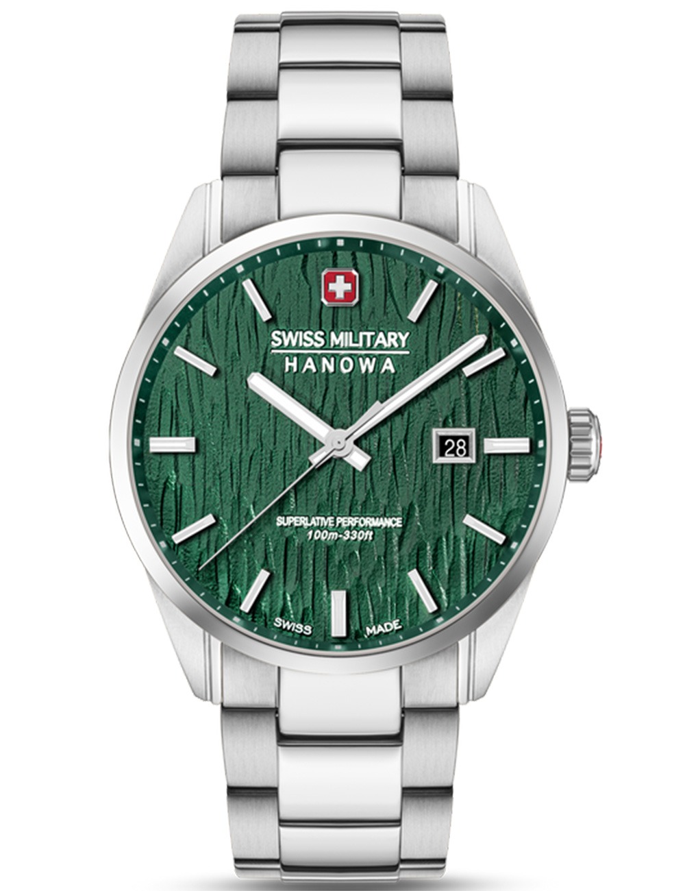 Swiss Military Hanowa SMWGH0006101 Herrenuhr Silver Fir 42mm 10ATM