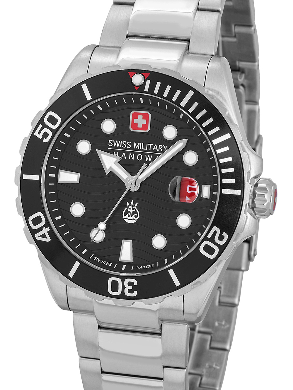 7620958007482 - Herren Armbanduhr Offshore Diver II Taucheruhr Schwarz 42mm Edelstahl Herrenuhr Uhren Chronograph
