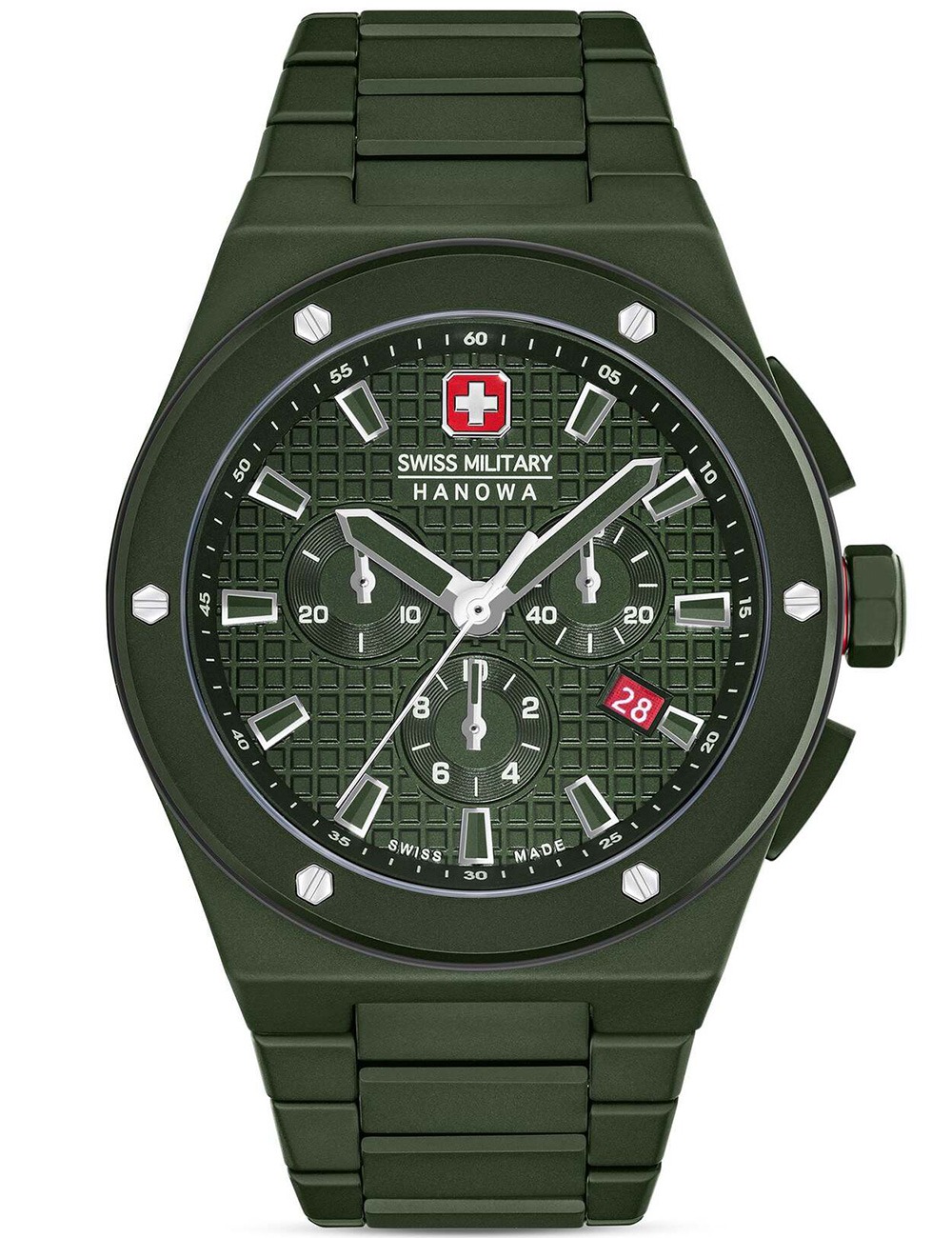 7620958010369 - Herren Armbanduhr Sidewinder Grün 42mm Edelstahl Armbanduhr Herrenuhr Chronograph Uhren Shop