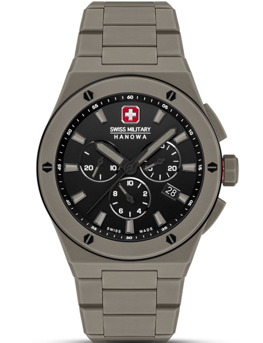 7620958012165 - Unisex Wristwatch Grey Stainless Steel Ceramic Herrenuhr Armbanduhr Chronograph - Wasserdicht 10 ATM 7620958012165 - Unisex Wristwatch Grey Stainless Steel Ceramic Herrenuhr Armbanduhr Chronograph - Wasserdicht 10 ATM