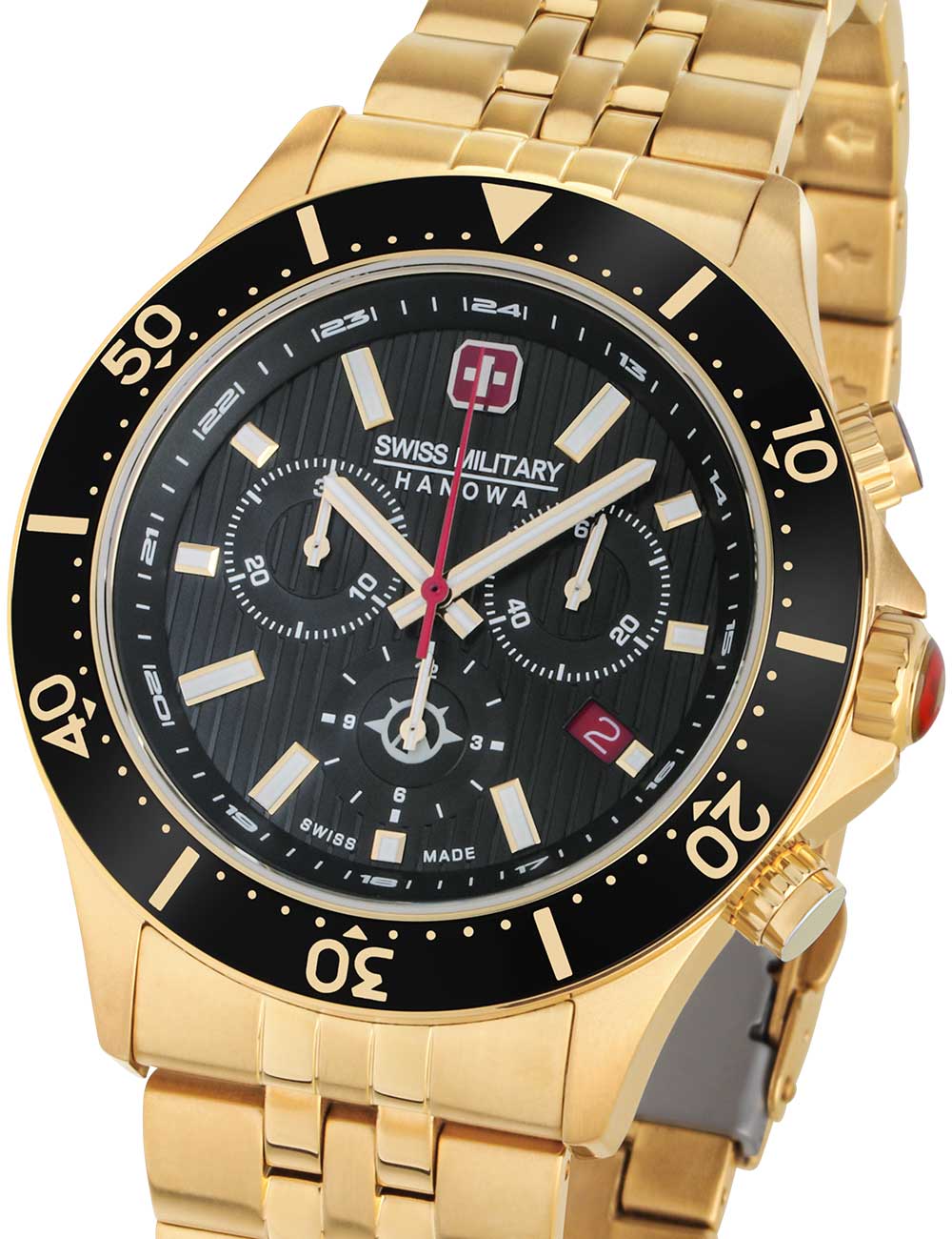 7620958005983 - Herren Armbanduhr Chronograph Gold Schwarz 42mm Edelstahl Uhr - Herrenuhren Chronographen Armbanduhren 7620958005983 - Herren Armbanduhr Chronograph Gold Schwarz 42mm Edelstahl Uhr - Herrenuhren Chronographen Armbanduhren
