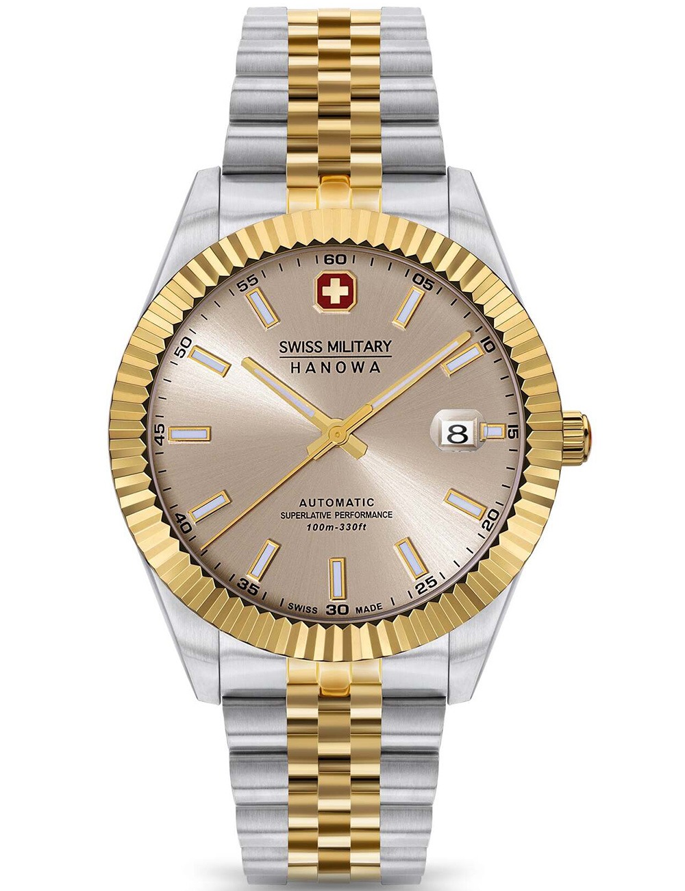 7620958010338 - Mens Wristwatch Analog Watch Stainless Steel Gold Silver Gold 40 mm Herrenuhr Armbanduhr Automatik Chronograph 7620958010338 - Mens Wristwatch Analog Watch Stainless Steel Gold Silver Gold 40 mm Herrenuhr Armbanduhr Automatik Chronograph