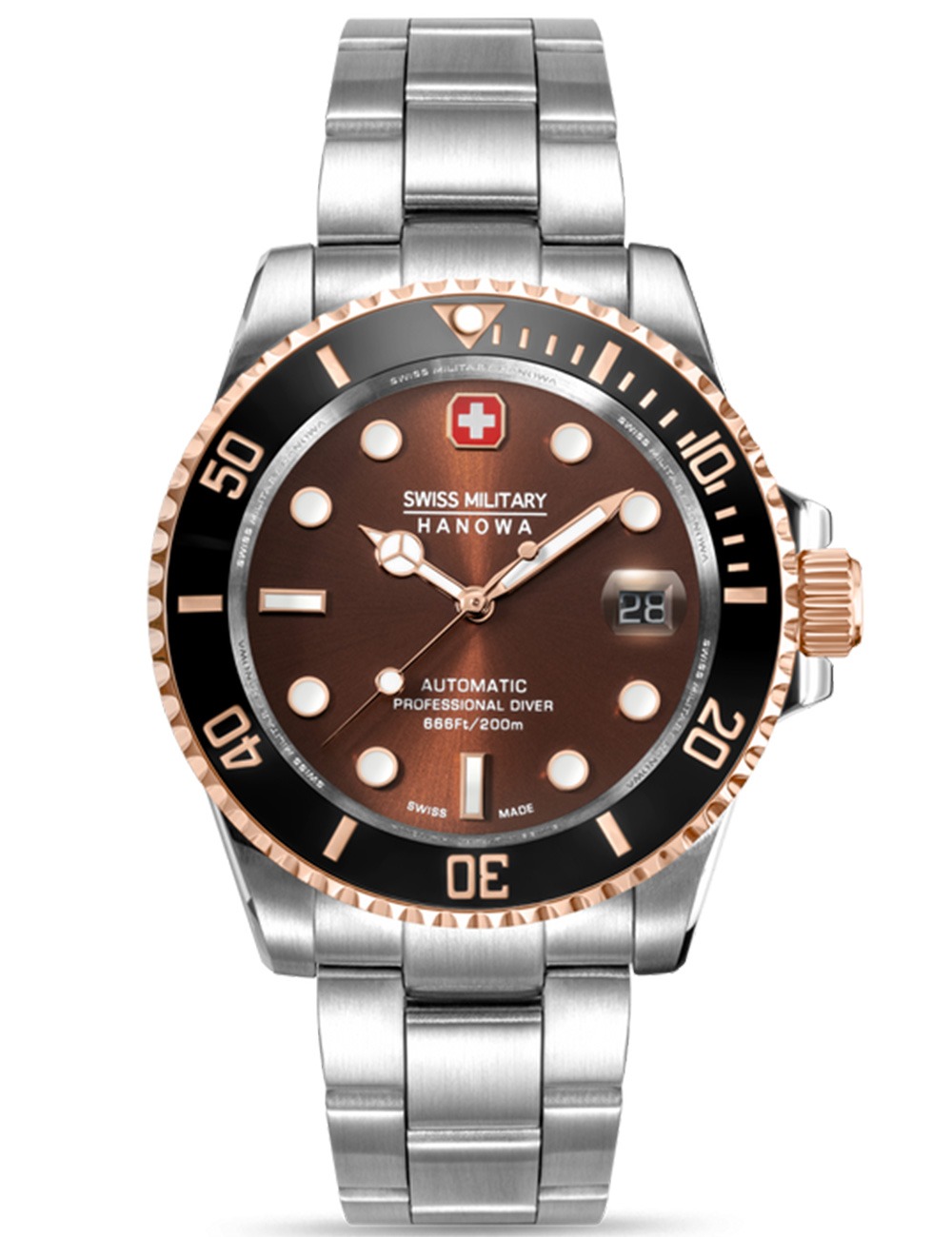Swiss Military Hanowa SMWGL0006360 Herrenuhr Sealord Automatik 41mm 20ATM