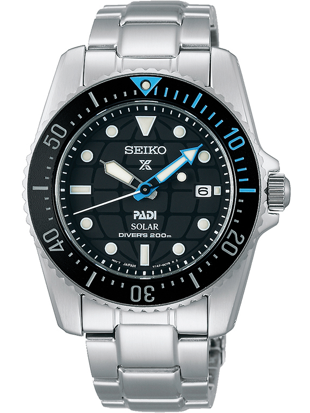 Seiko SNE575P1 Prospex PADI Automatik Solar Diver Herrenuhr 39mm 20ATM