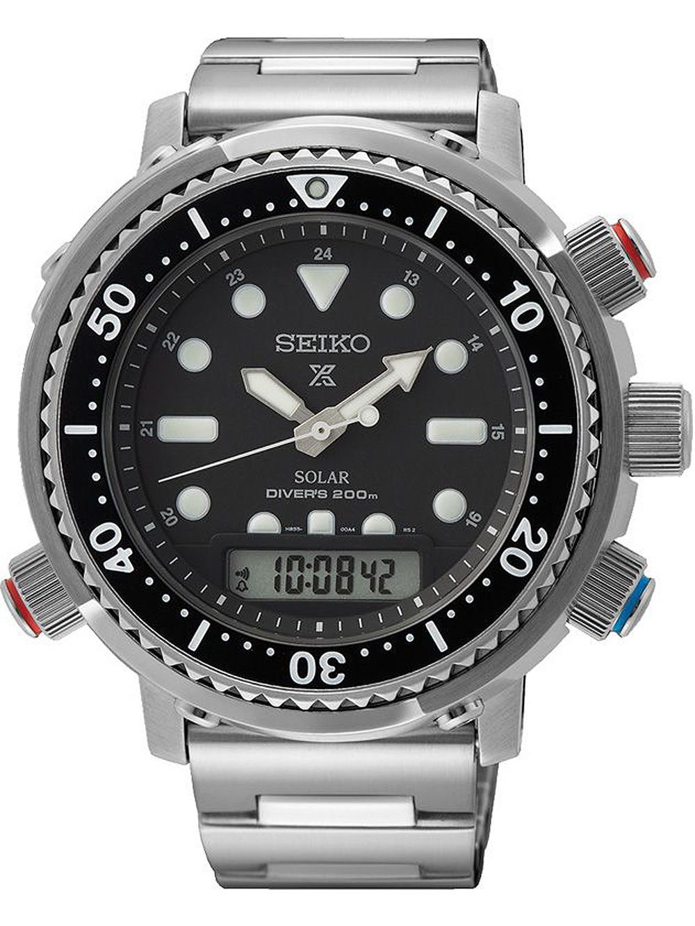 Seiko SNJ033P1 Prospex Solar Diver Chronograph Herrenuhr 47mm 20ATM