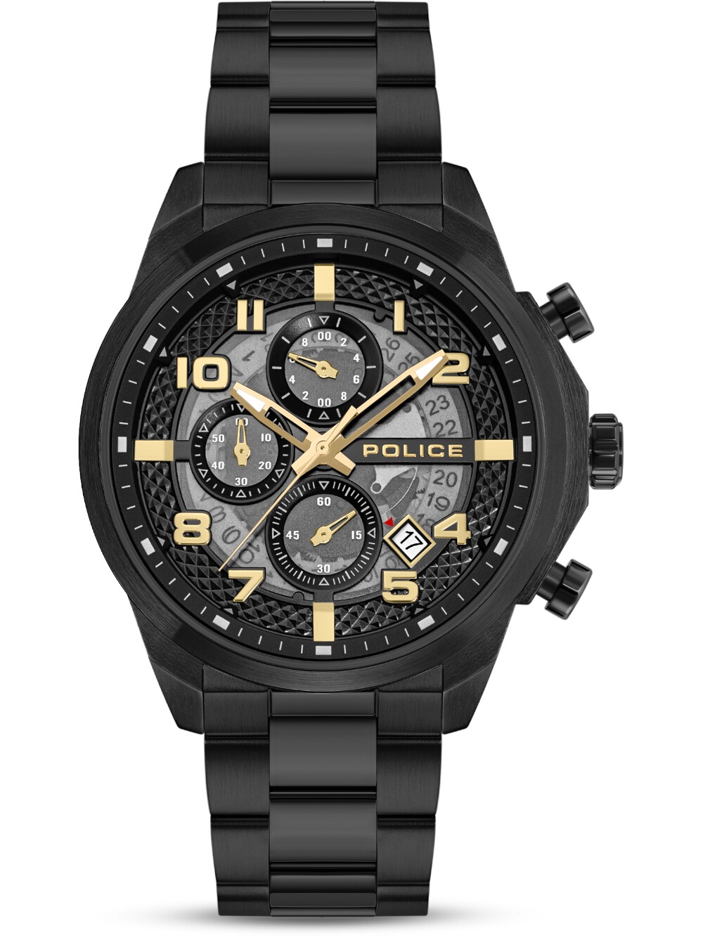 Police PEWGK0053902-SET Herrenuhr Soul Chronograph Set 44mm 5ATM