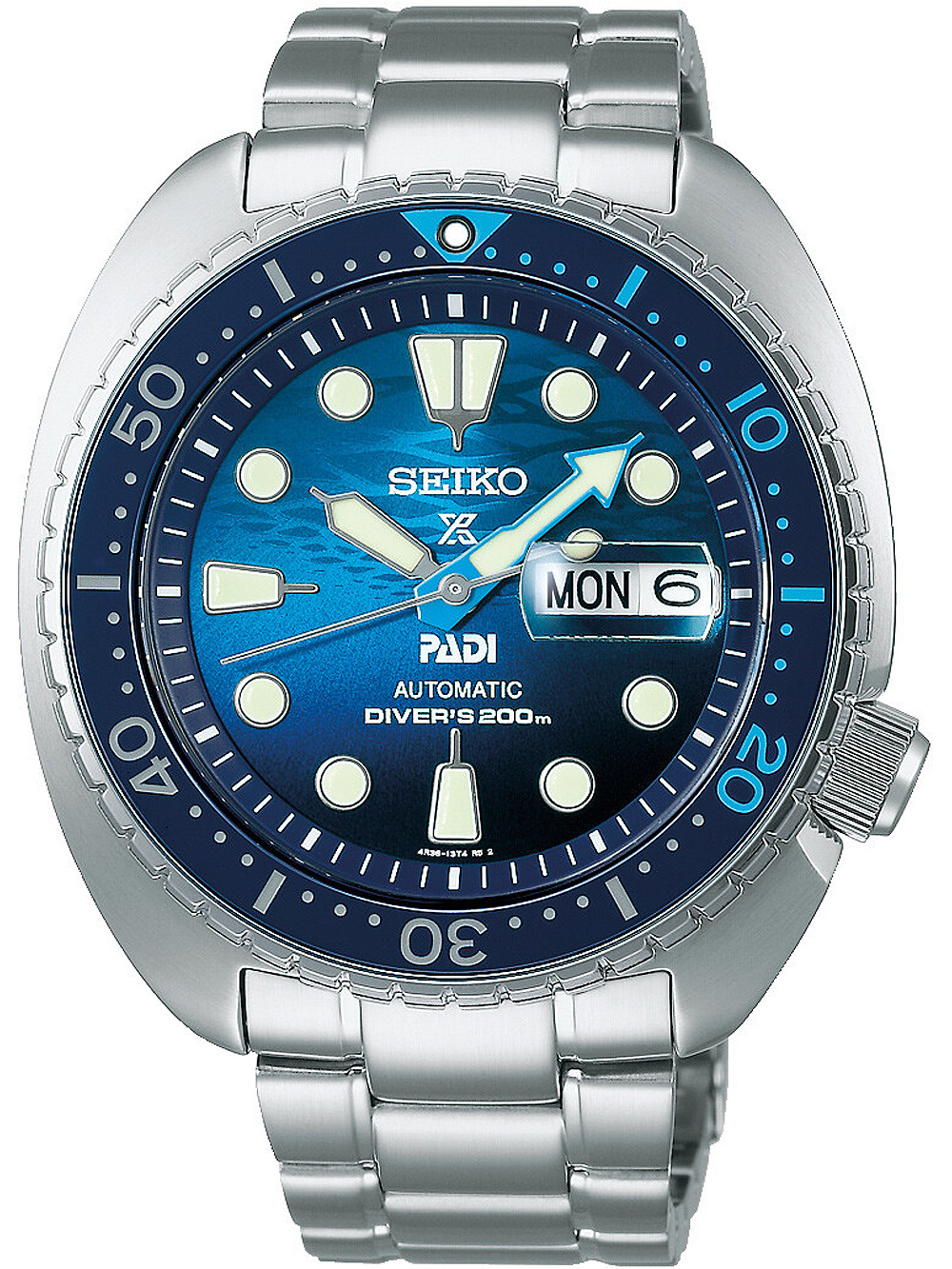 Seiko SRPK01K1 Prospex PADI Diver Automatik Herrenuhr 45mm 20ATM