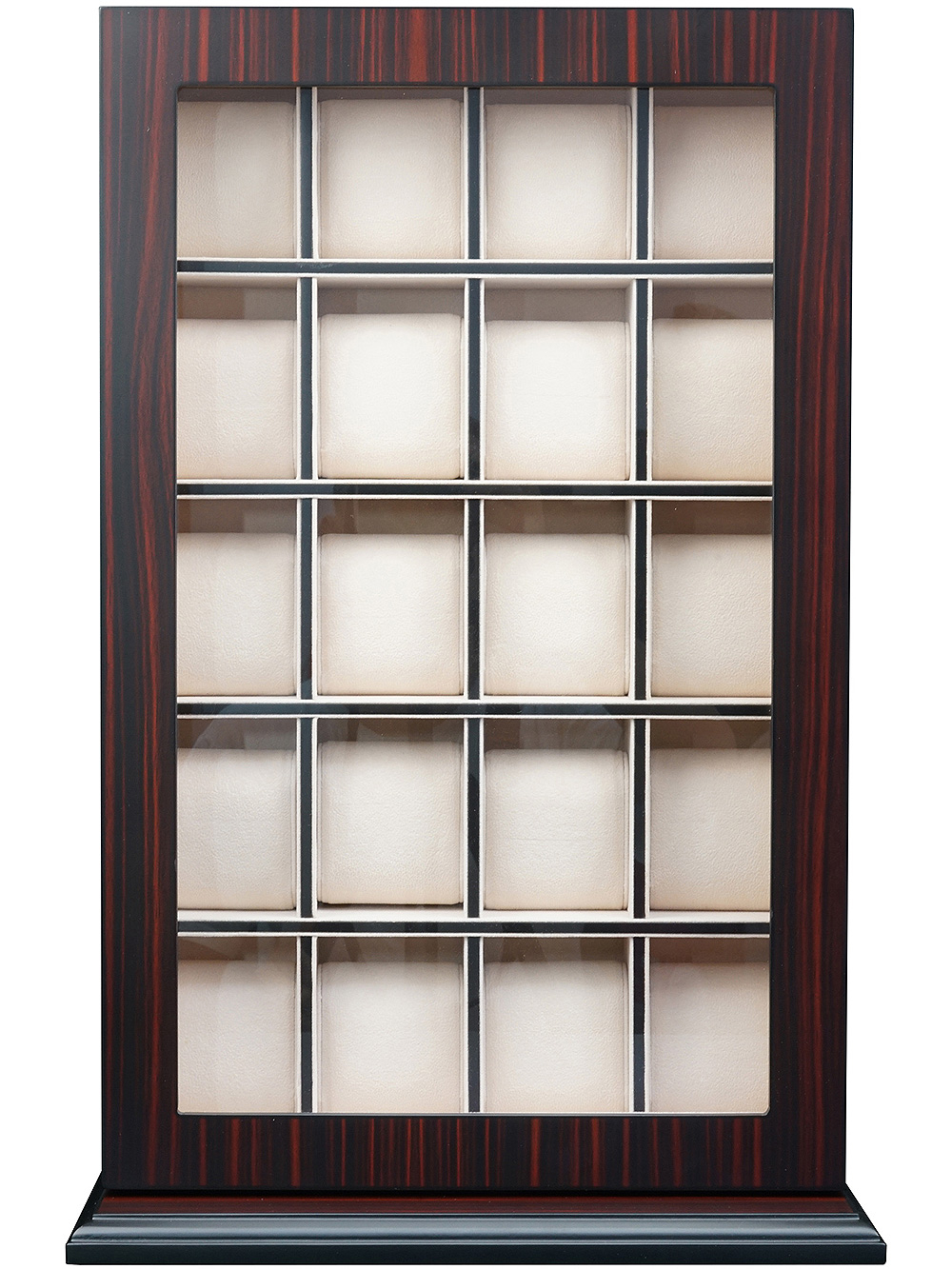 4260156291332 - Uhrenvitrine RS-1135-20EB für 20 Uhren ebony 4260156291332 - Uhrenvitrine RS-1135-20EB für 20 Uhren ebony