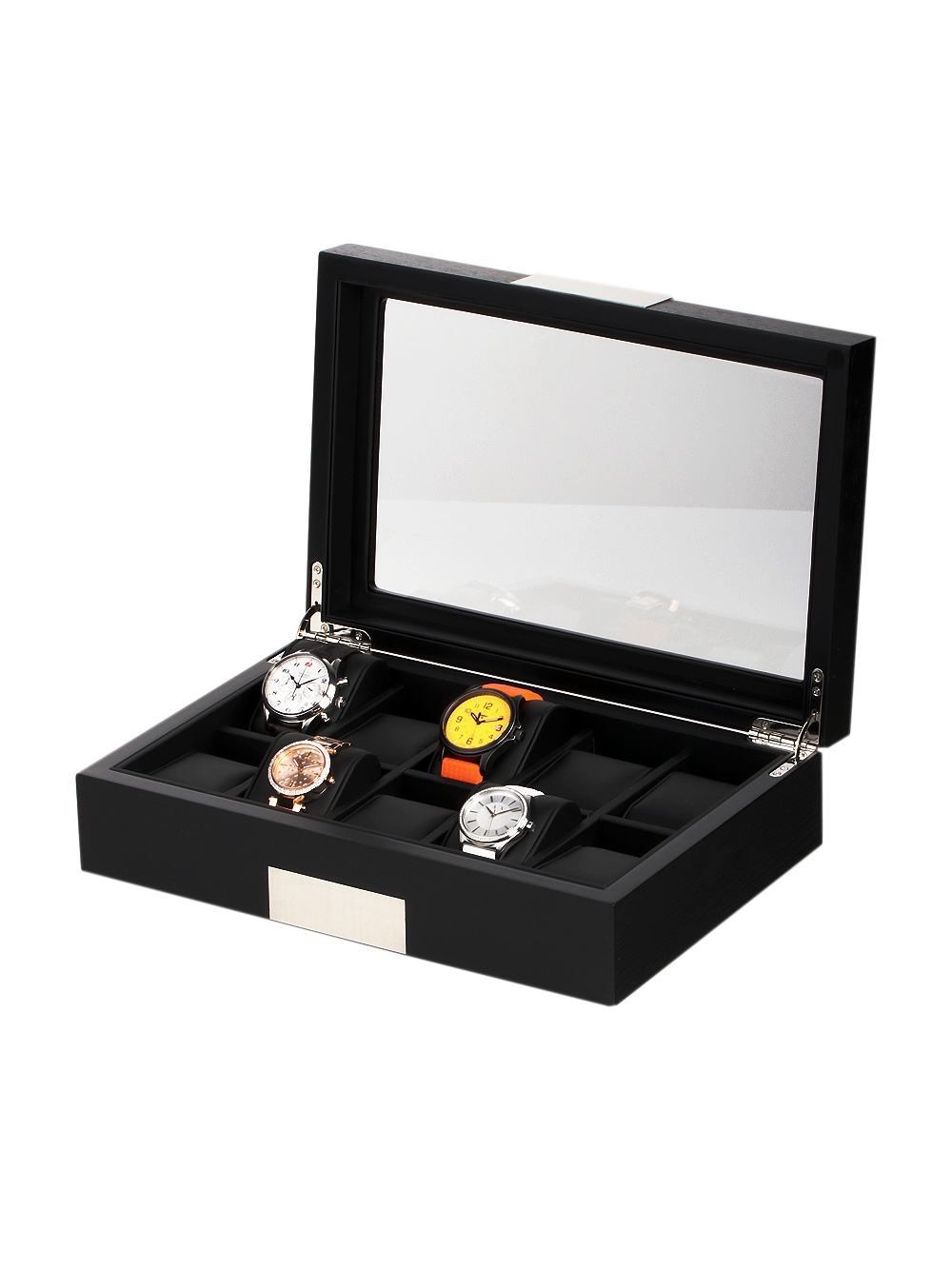 4260156290526 - Uhrenbox RS-2350-10BL für 10 Uhren black 4260156290526 - Uhrenbox RS-2350-10BL für 10 Uhren black