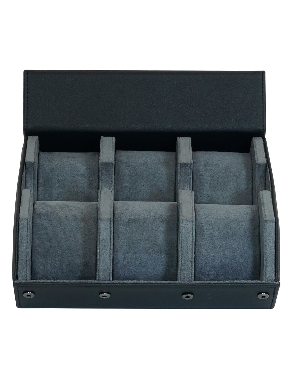 4260156291745 - RS-3178-6-BL-GY Uhren Aufbewahrungsbox schwarz-grau [6]