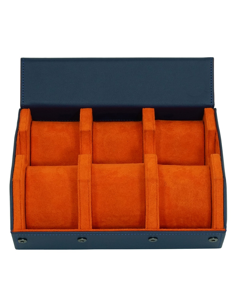 4260156291752 - RS-3178-6-BLU-ORG Uhren Aufbewahrungsbox blau-orange [6]