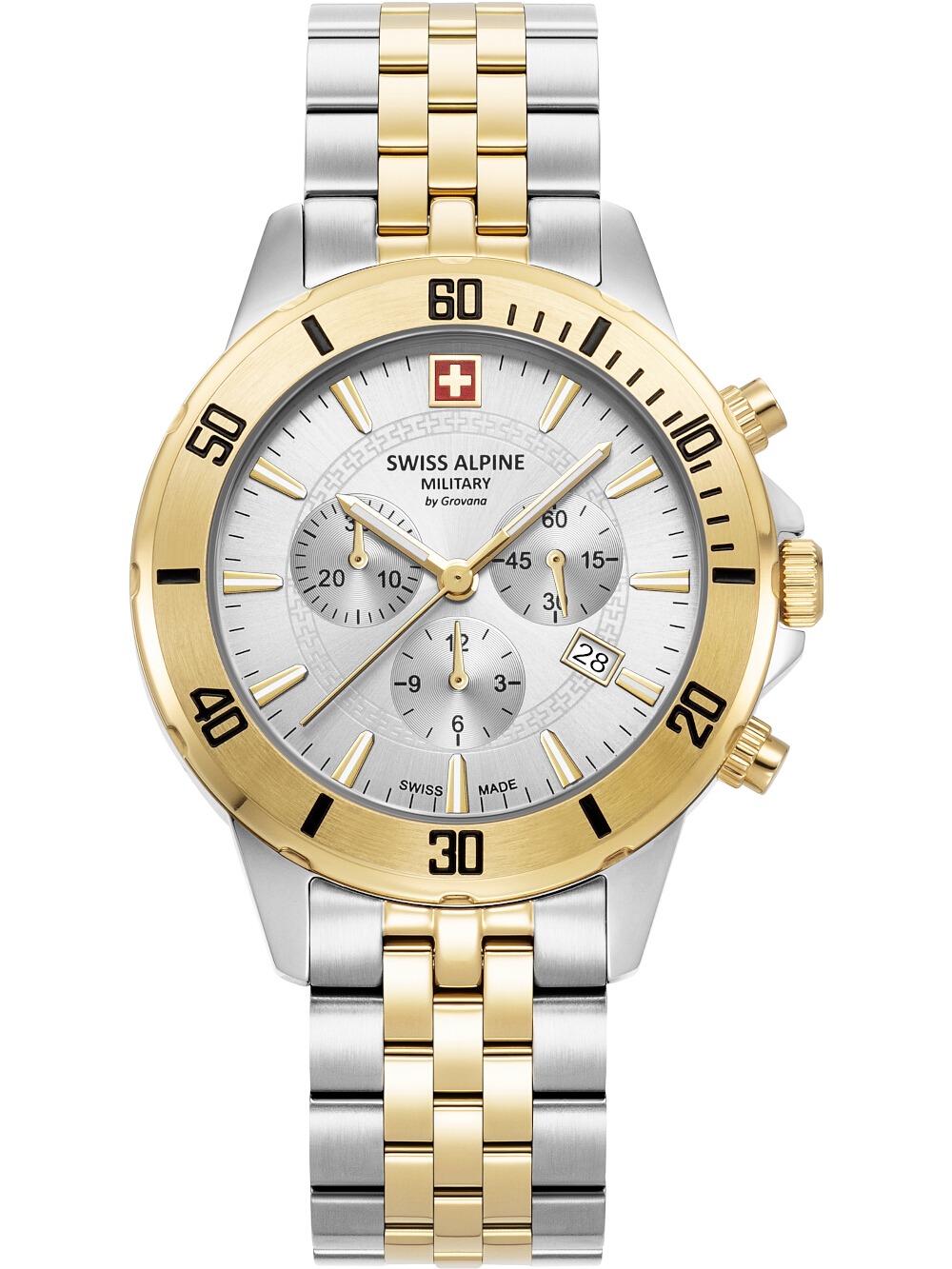 Swiss Alpine Military 7024.9142 Herrenuhr Cruiser Chronograph 44mm 10ATM