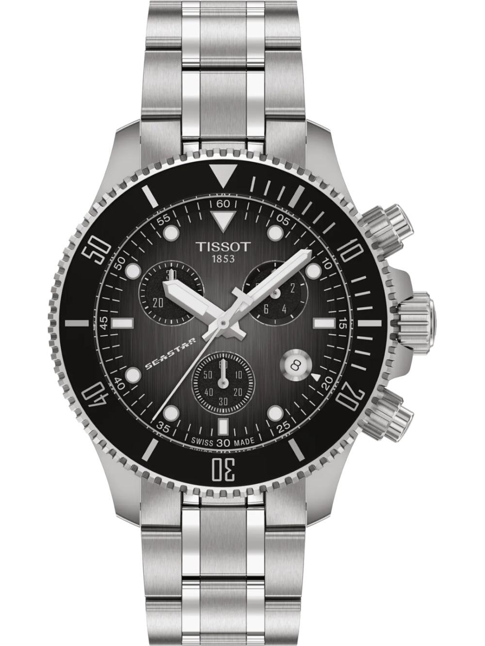 7611608323069 - T1202171106100 Herrenuhr Seastar 1000 Chronograph 38mm 30ATM