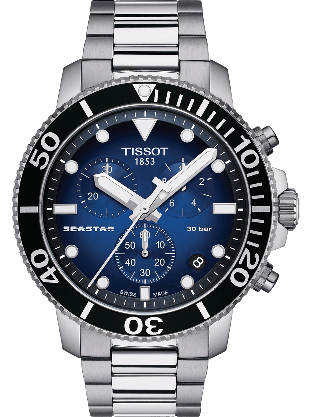 7611608291375 - T1204171104101 Herrenuhr Seastar 1000 Chronograph 46mm 30ATM 7611608291375 - T1204171104101 Herrenuhr Seastar 1000 Chronograph 46mm 30ATM