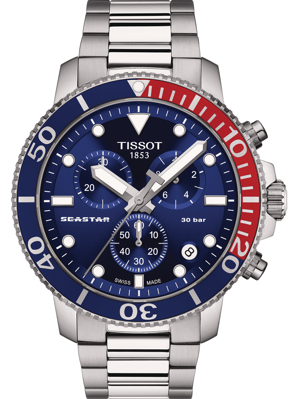 7611608300930 - T1204171104103 Herrenuhr Seastar 1000 Chronograph 46mm 30ATM 7611608300930 - T1204171104103 Herrenuhr Seastar 1000 Chronograph 46mm 30ATM