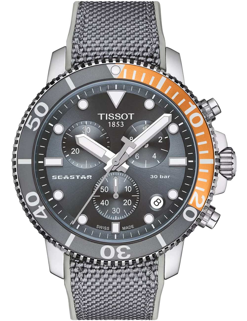 Tissot T1204171708101 Herrenuhr Seastar 1000 Chronograph 45,5mm 30ATM