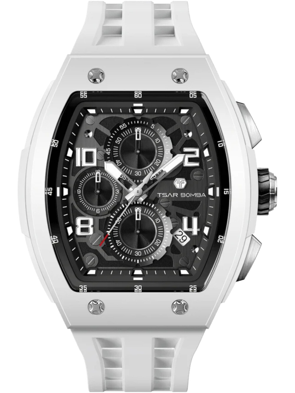 Tsar Bomba TB8224B-01 Herrenuhr Elemental Biokeramik Chronograph 45mm 5ATM