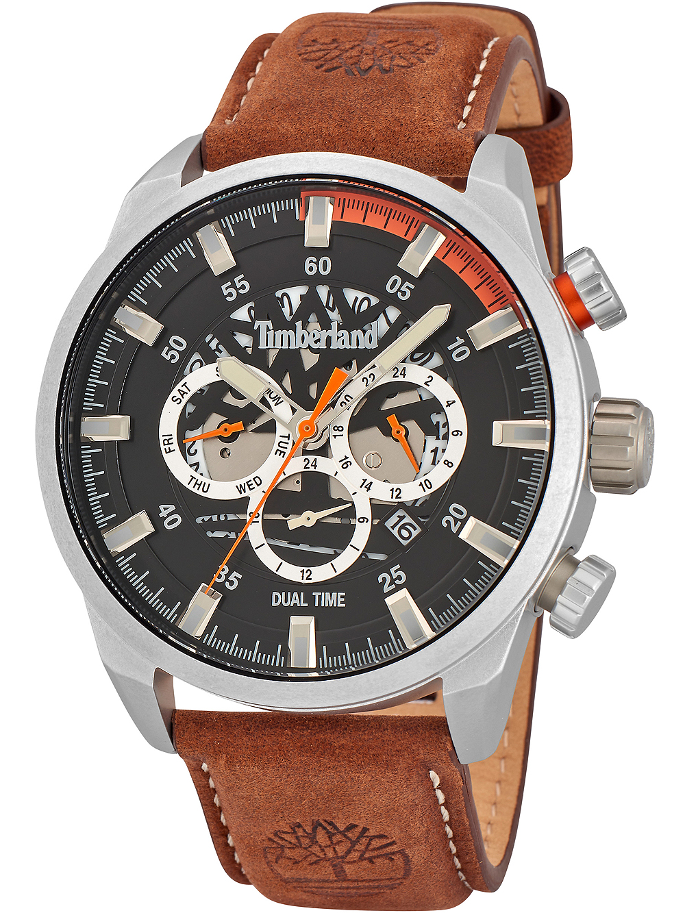 Timberland TDWGF2100603 Henniker III Dual Time Herrenuhr 47mm 5ATM