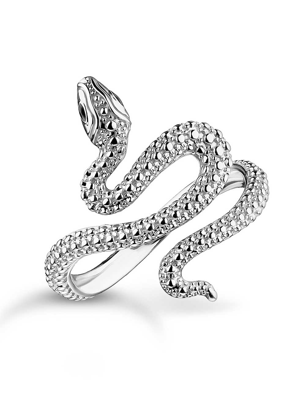 4051245601909 - TR2483-664-21-54 Silberner Schlangen-Ring Tempting Romance Damen 4051245601909 - TR2483-664-21-54 Silberner Schlangen-Ring Tempting Romance Damen