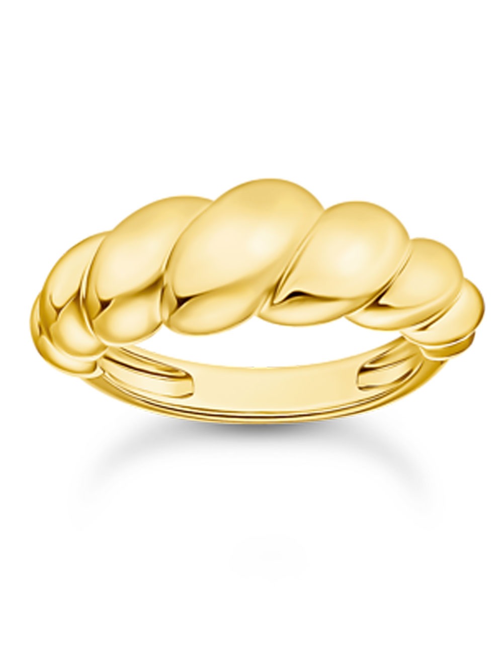4051245609349 - TR2494-413-39-54 Ring - organische Formen vergoldet Damen