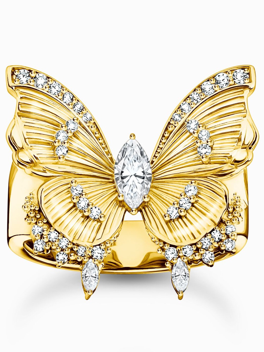 4051245609547 - TR2495-414-14-58 Cocktailring butterfly vergoldet Damen 4051245609547 - TR2495-414-14-58 Cocktailring butterfly vergoldet Damen