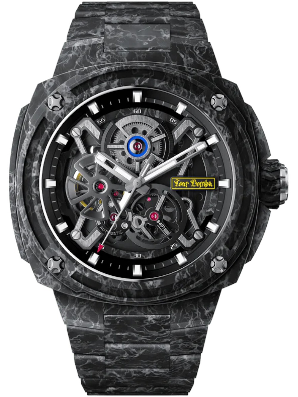 Tsar Bomba TB8401CF-02 Herrenuhr Electron Full Carbon Fiber Edition Automatik 43mm 10ATM