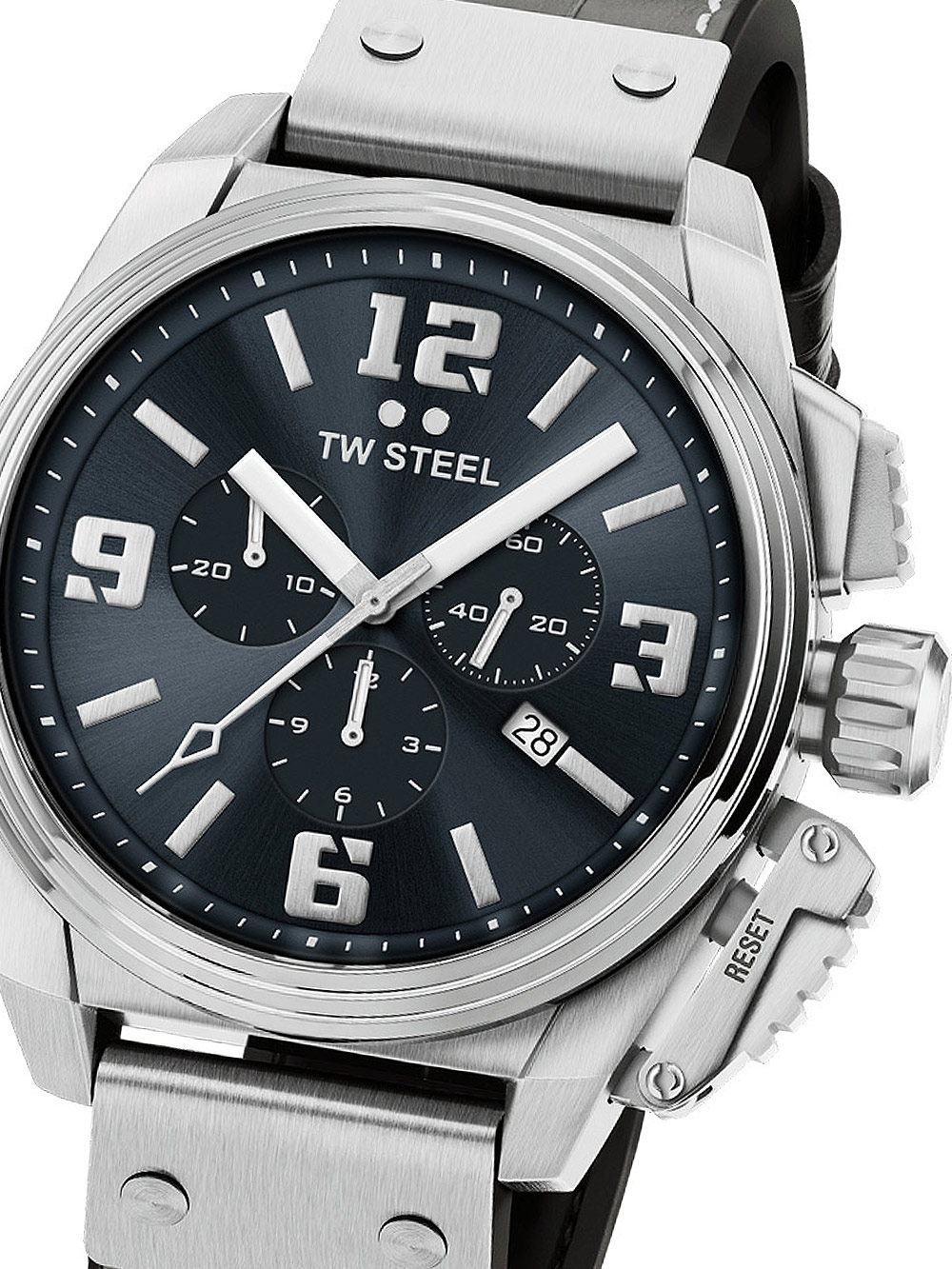 8720039111240 - TW-Steel TW1013 Canteen Chronograph Herrenuhr 46mm 10ATM 8720039111240 - TW-Steel TW1013 Canteen Chronograph Herrenuhr 46mm 10ATM