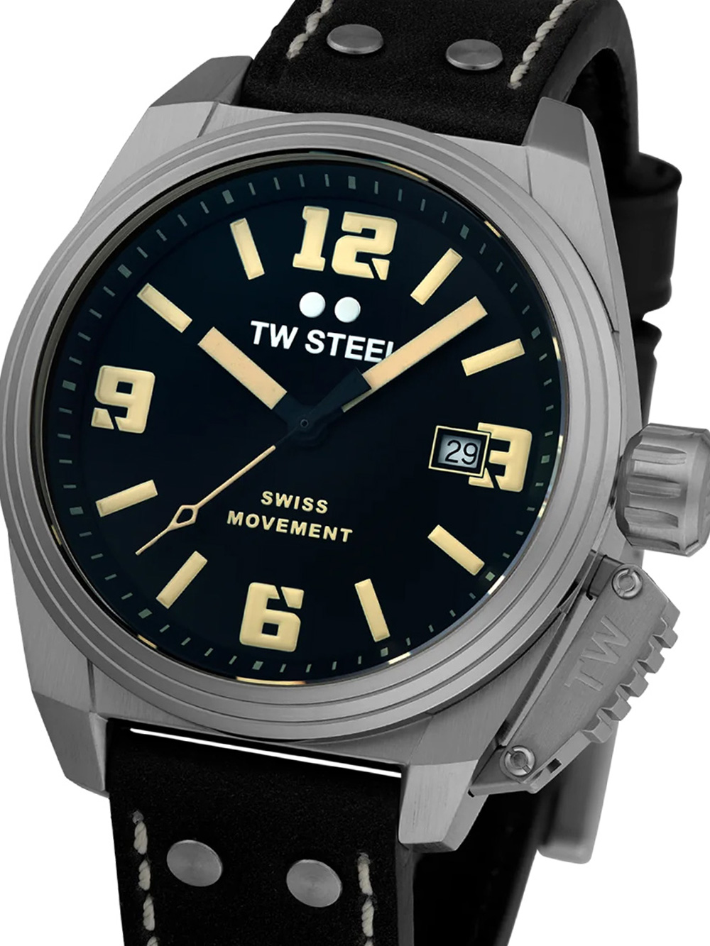 TW-Steel TW1101 Canteen Herrenuhr 42mm 10ATM