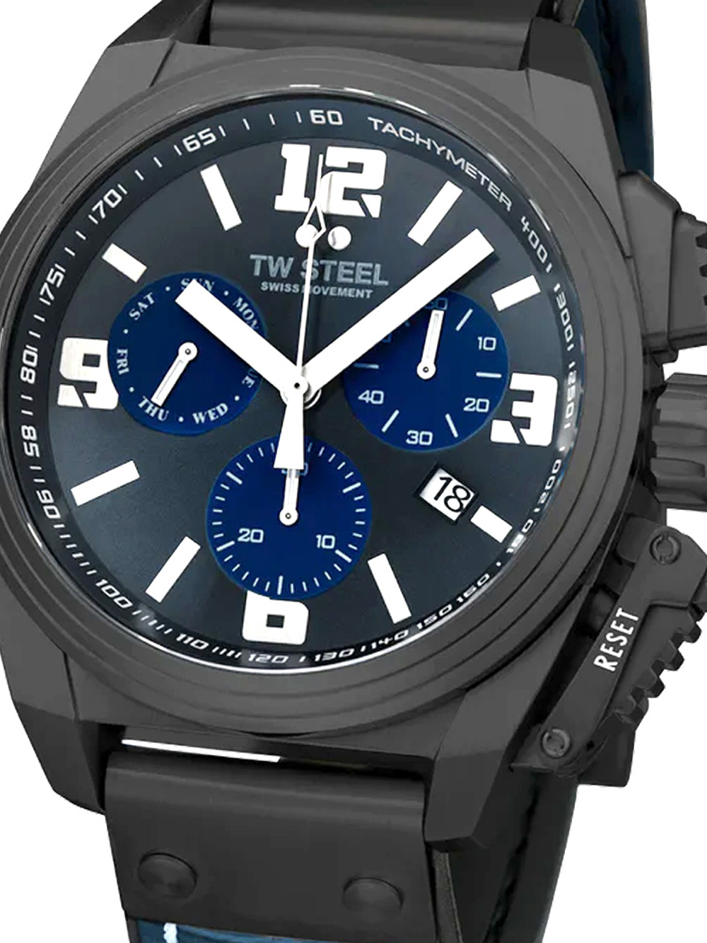 TW-Steel TW1117 Canteen Herren Chronograph 46mm 10ATM