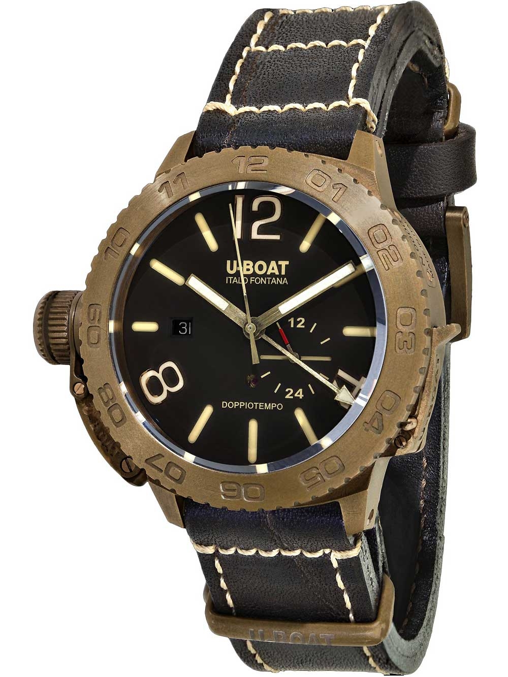 8051070194146 - 9008 Doppiotempo Bronze Automatik Herrenuhr 46mm 10ATM 8051070194146 - 9008 Doppiotempo Bronze Automatik Herrenuhr 46mm 10ATM