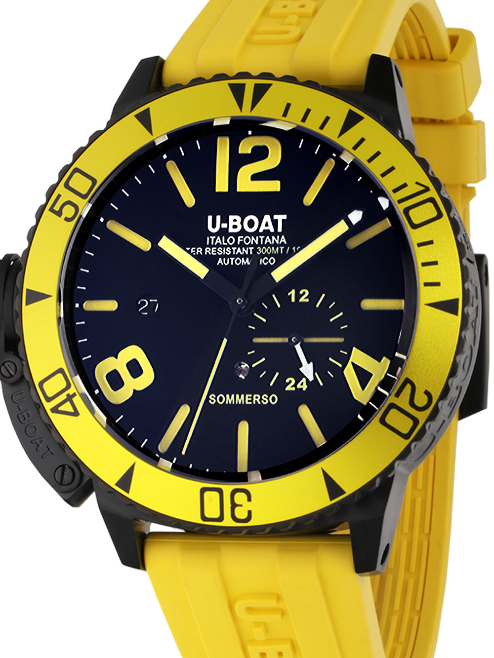 8056000101454 - 9668 Sommerso Yellow IPB Automatik Herrenuhr 46mm 30ATM 8056000101454 - 9668 Sommerso Yellow IPB Automatik Herrenuhr 46mm 30ATM