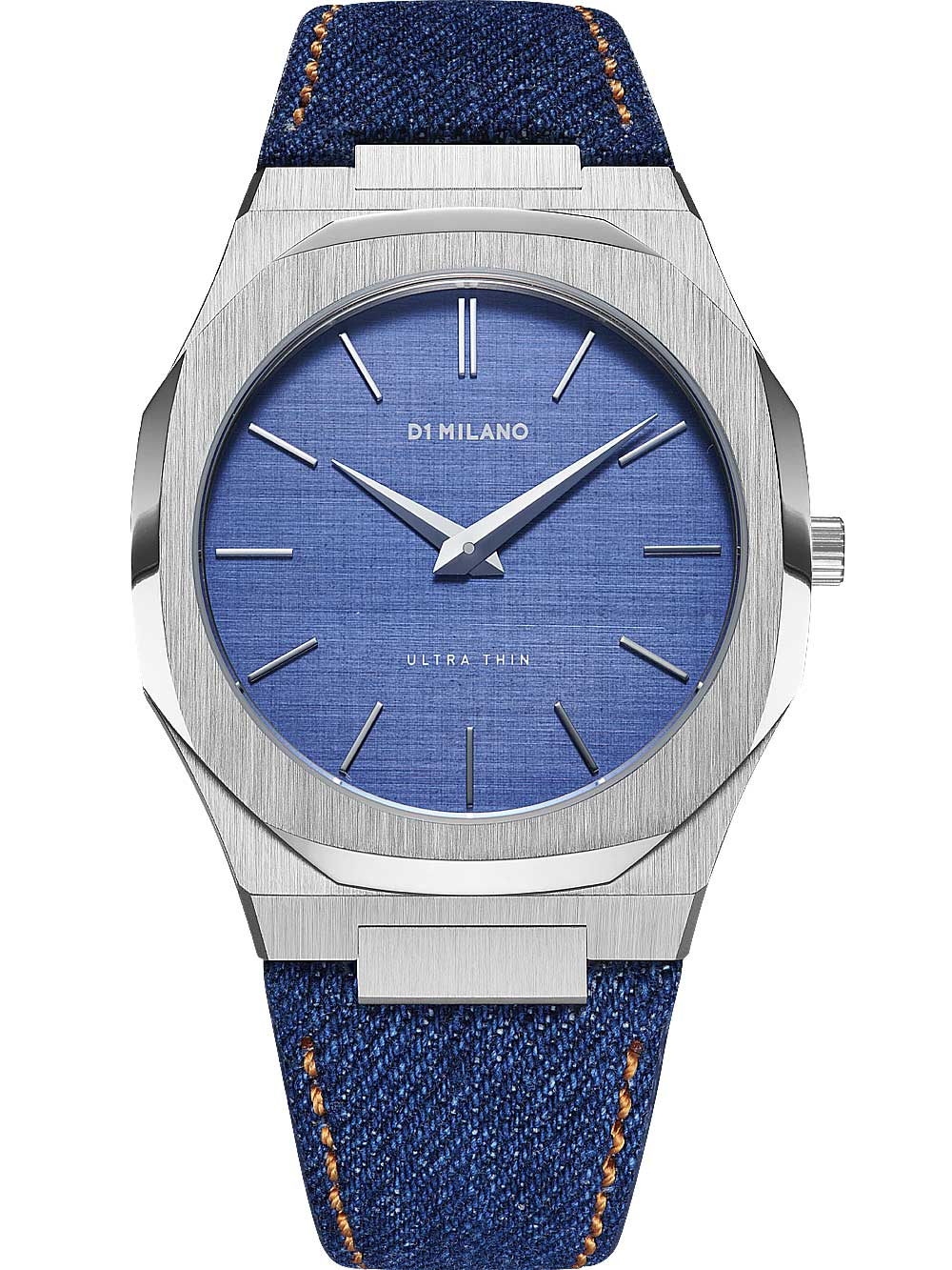 D1 Milano UTDJ01 Evergreen Denim Herrenuhr 40mm 5ATM