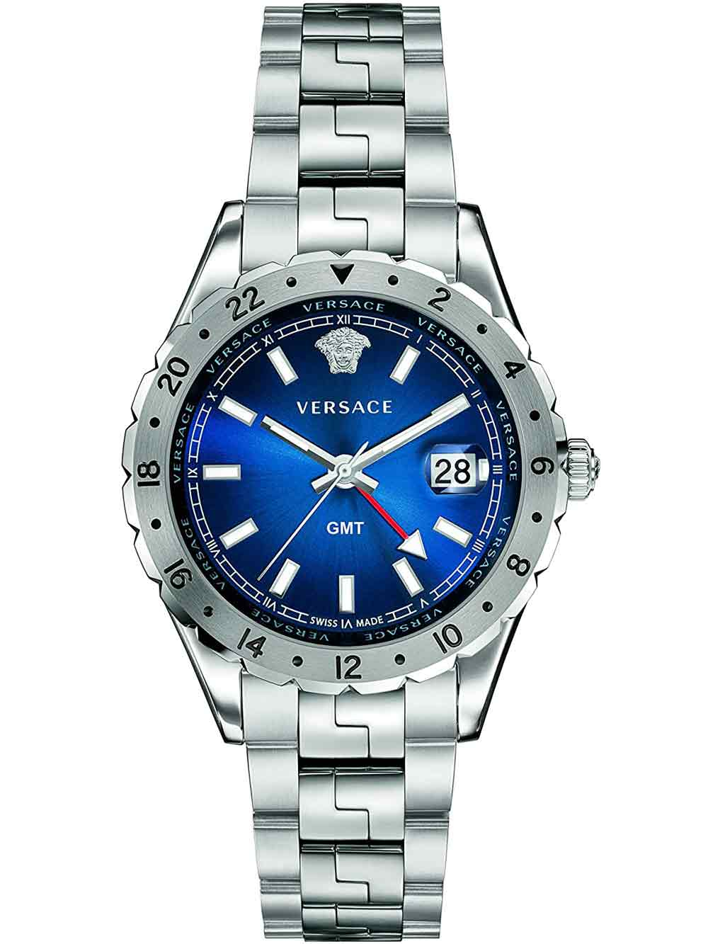 Versace V11010015 Hellenyium GMT Herren 42mm 5ATM