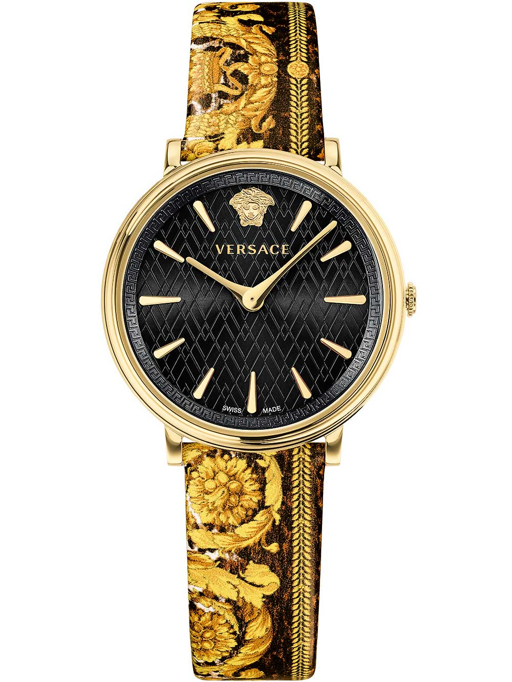 Versace VBP130017 V-Circle Damenuhr 36mm 5ATM