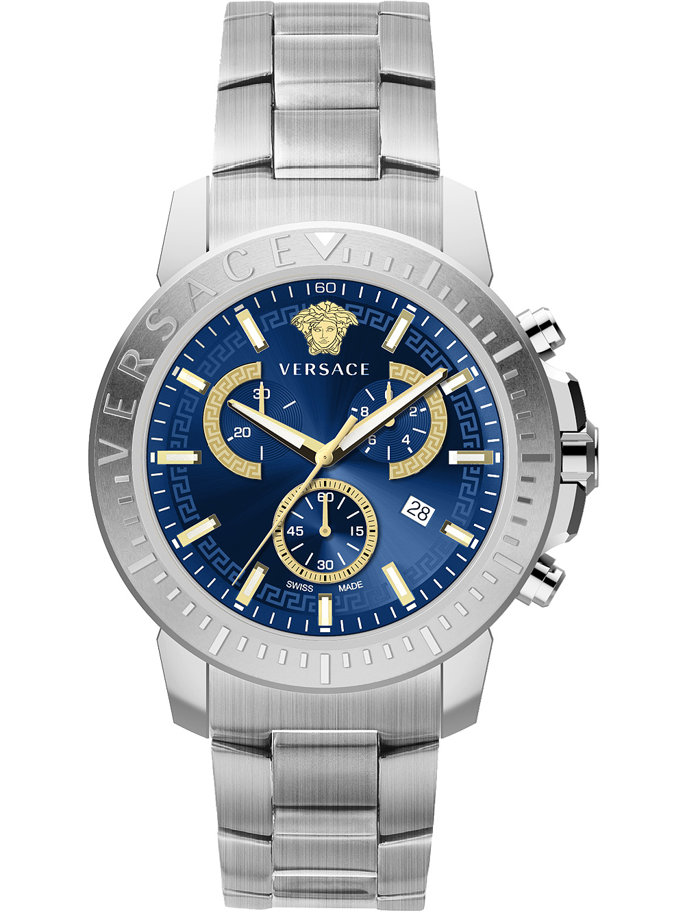 Versace VE2E00721 New Chronograph Herrenuhr 45mm 5ATM