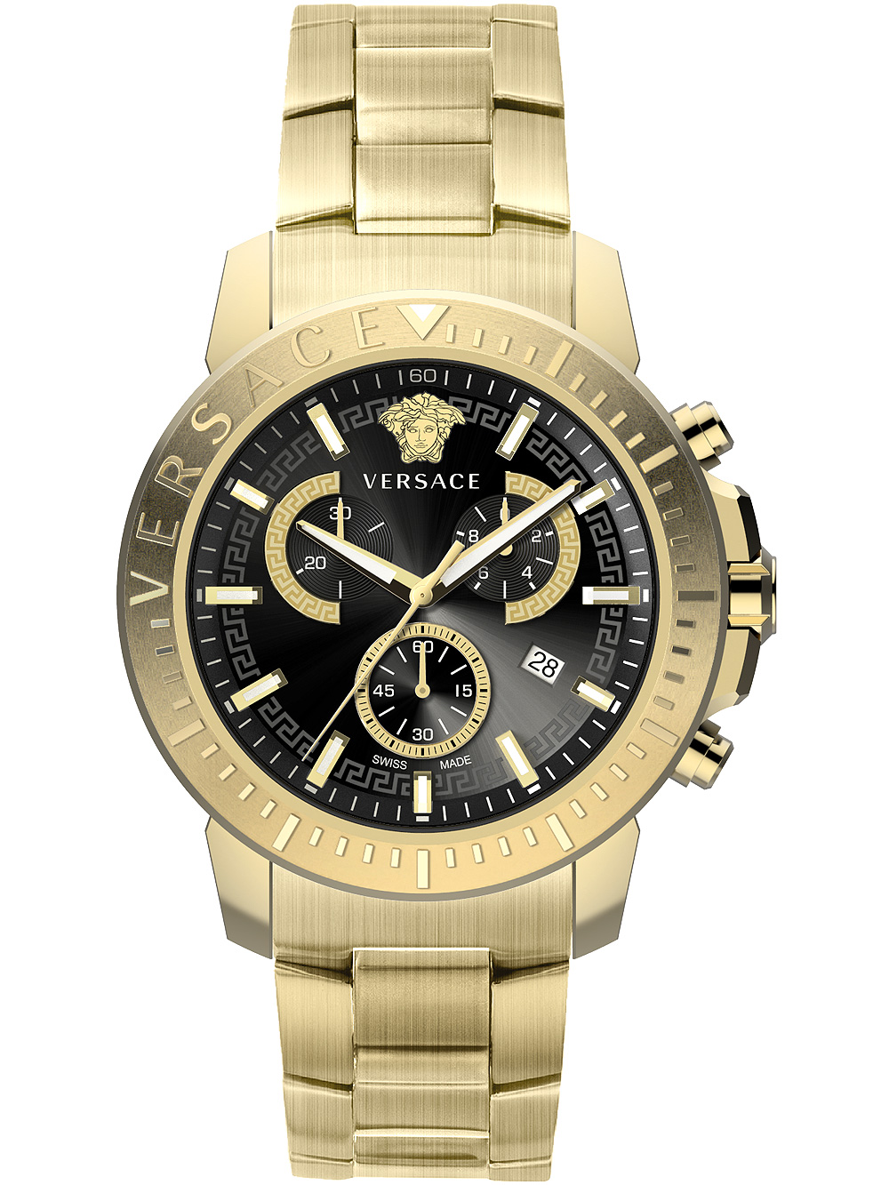 Versace VE2E00921 New Chronograph Herrenuhr 45mm 5ATM