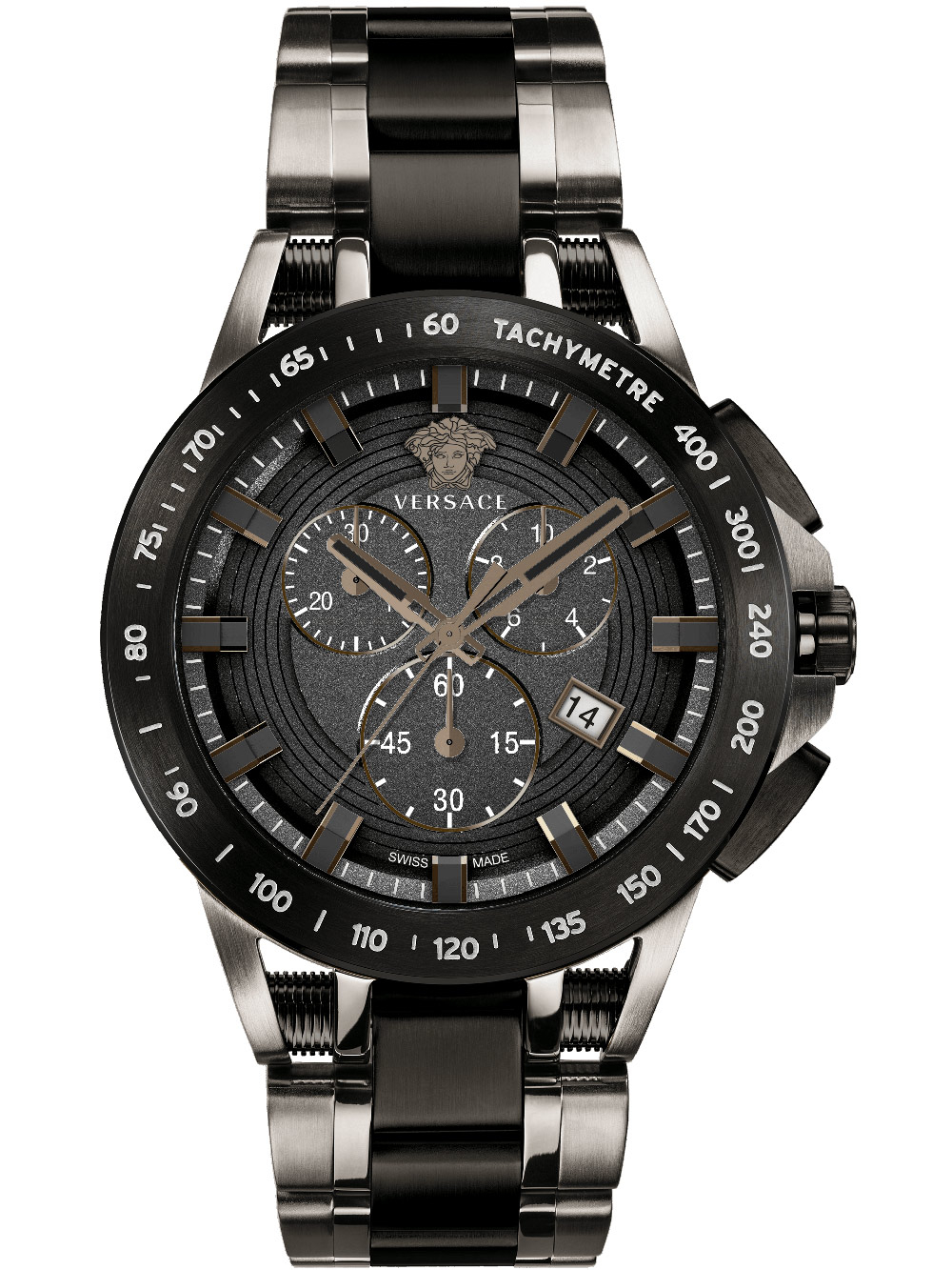 Versace VE3E00921 New Sport Tech Chronograph Herrenuhr 45mm 10ATM