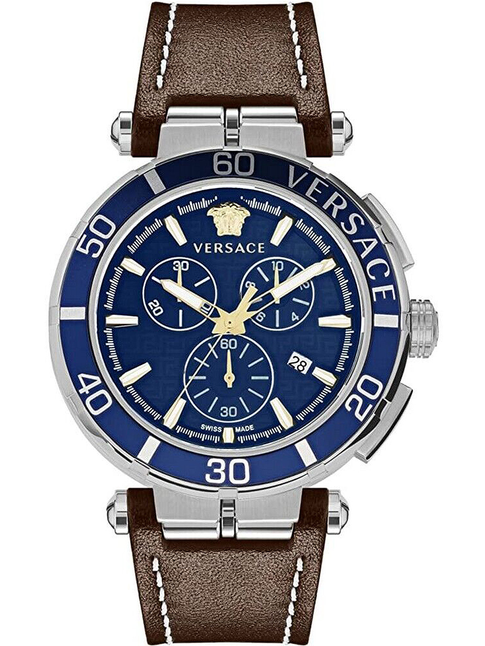 Versace VE3L00122 Greca Chronograph Herrenuhr 45mm 5ATM