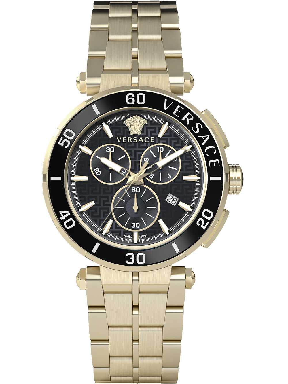 Versace VE3L00522 Greca Chronograph Herrenuhr 45mm 5ATM