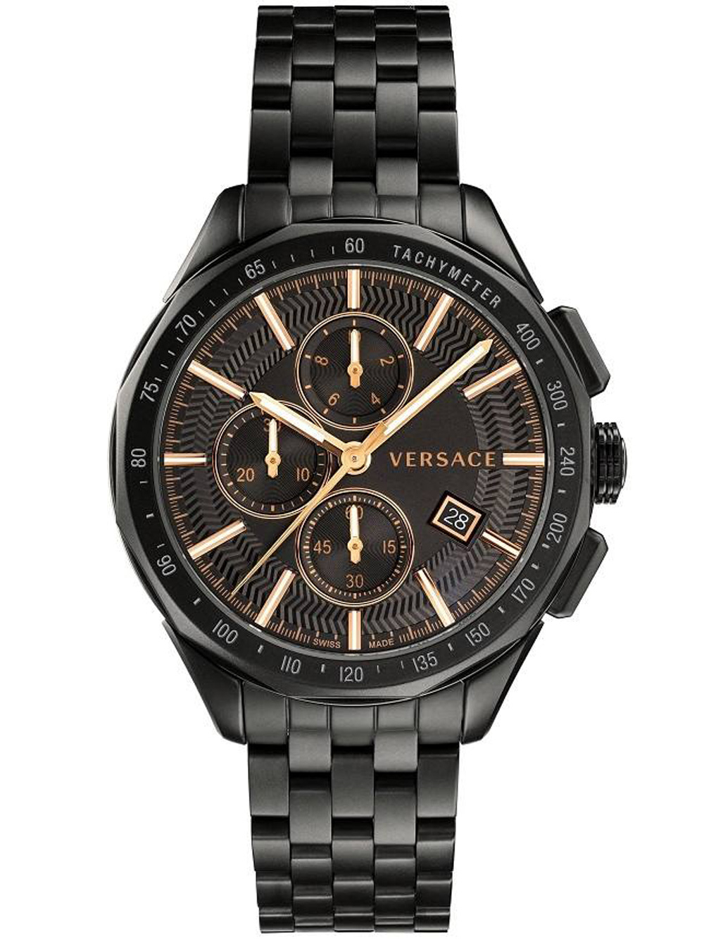 Versace VEBJ00618 Glace Chronograph Herrenuhr 44mm 5ATM